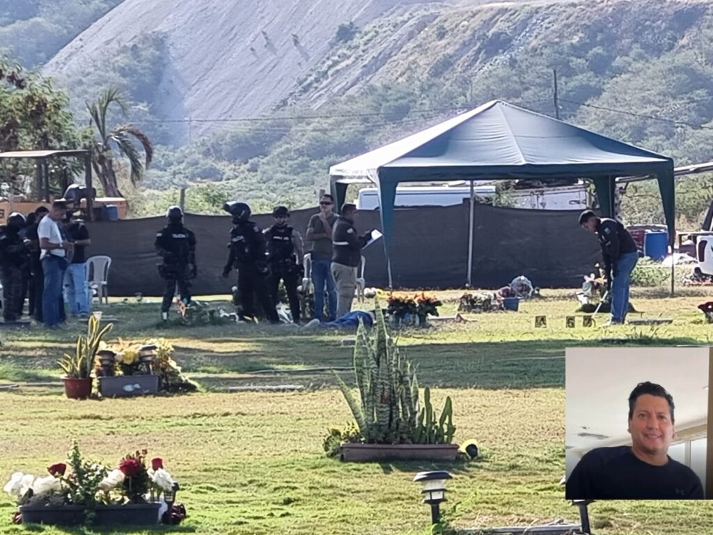 El capitán pesquero José Francisco Fernández Zapata fue asesinado a tiros en el cementerio Jardines del Edén.