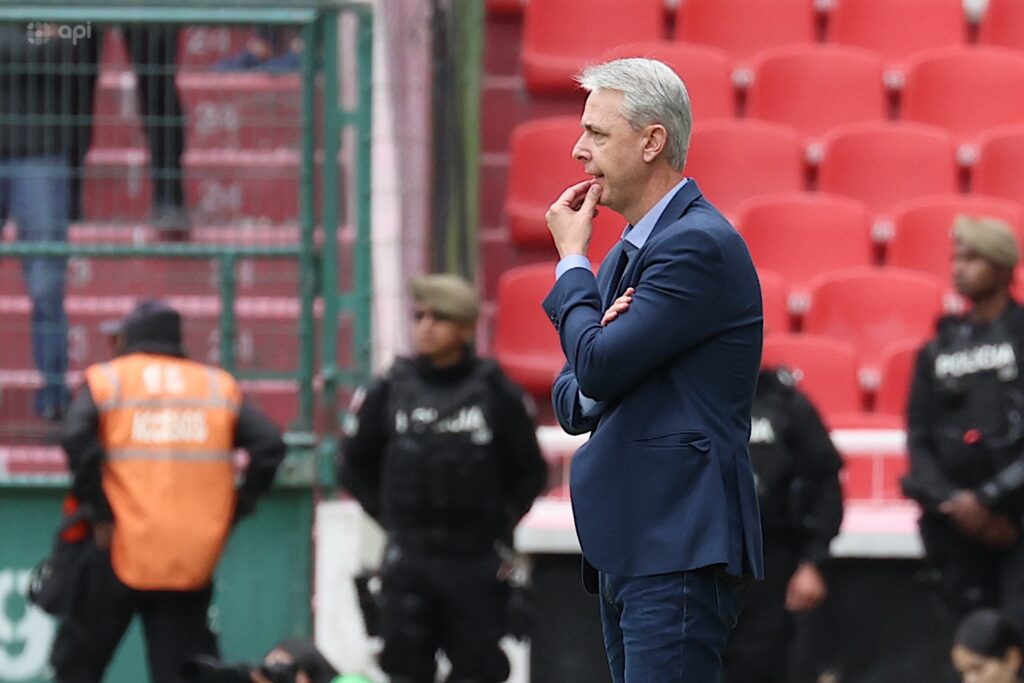 Tiago Nunes, entrenador de Liga de Quito.