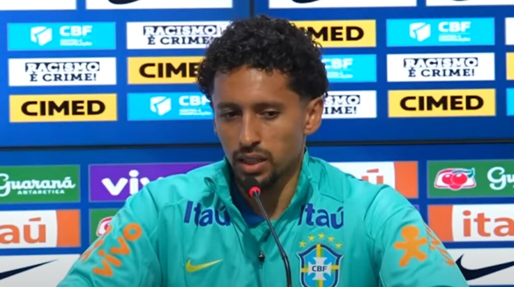 Marquinhos, defensa de la selección de Brasil.