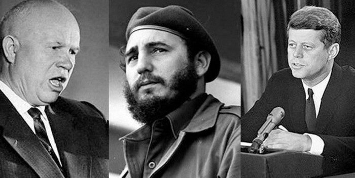 En octubre de 1962 comenzó la Crisis de los Misiles de Cuba. Estados Unidos acusó a la URSS de instalar misiles en Cuba, cuando años antes Estados Unidos había colocado misiles en Turquía apuntando hacia Moscú.