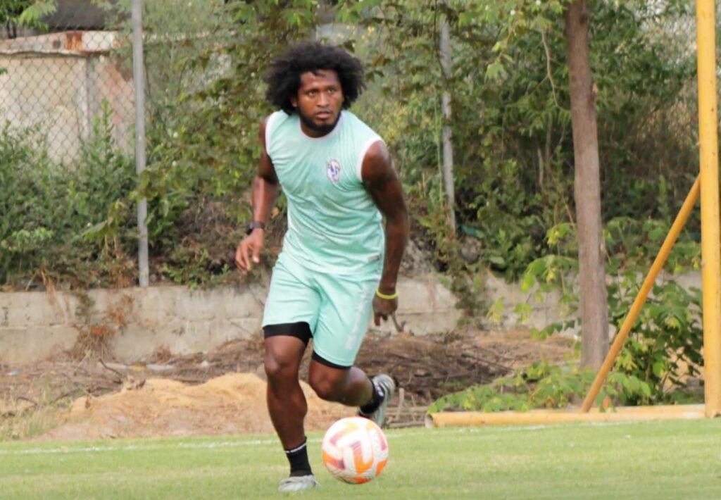 Christian Alemán, jugador del Manta FC.