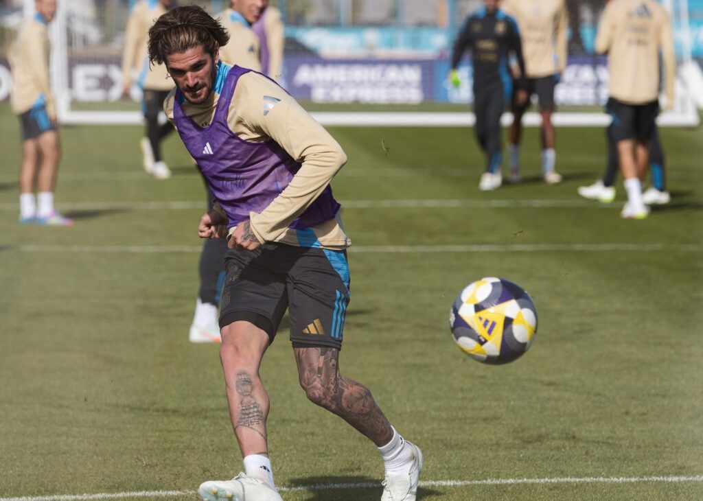 Rodrigo De Paul, jugador de la selección de Argentina.