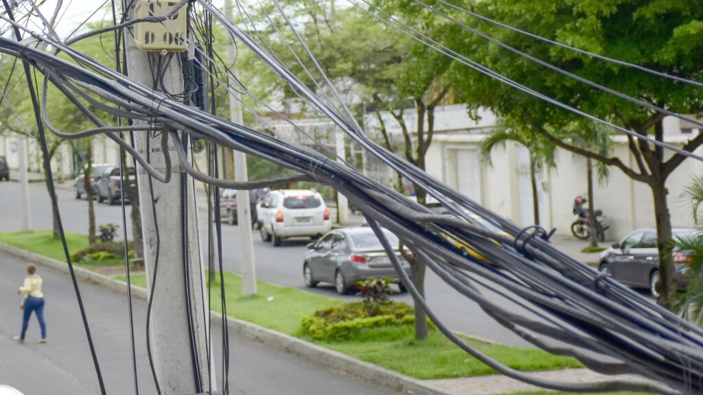 tallarines de cables