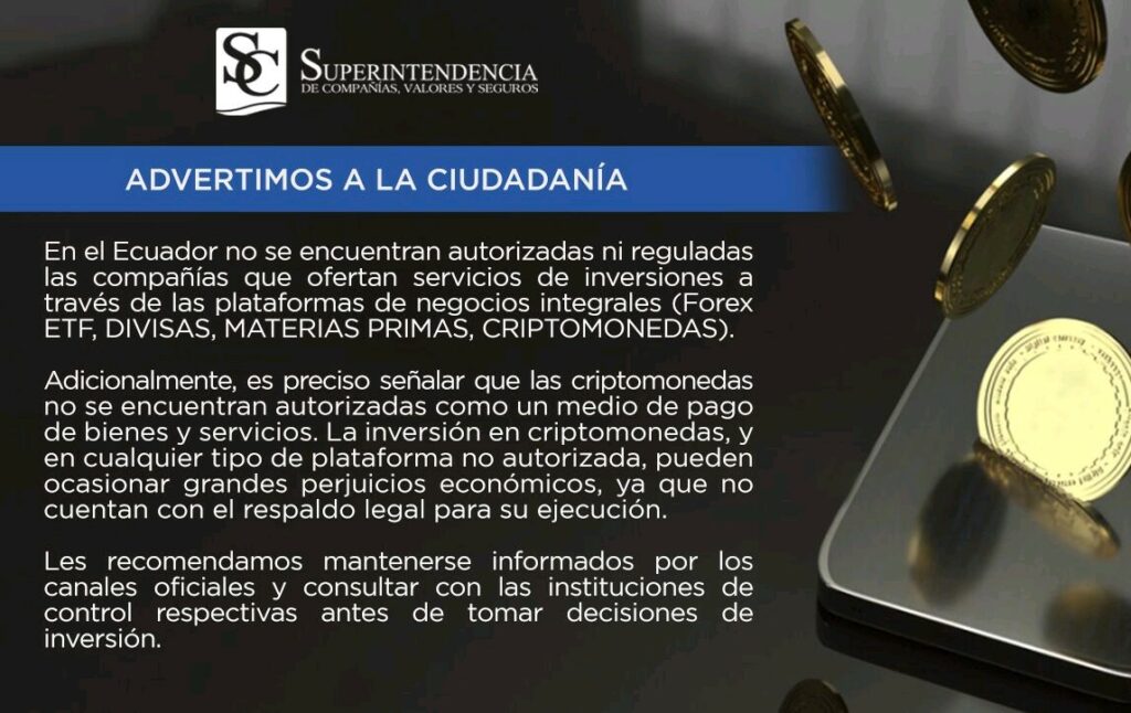 ¡Cuidado! estas 47 entidades financieras operan ilegalmente en Ecuador