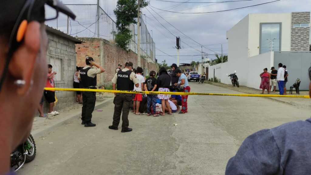 El crimen de Cristhian Geovanny Cajape Briones, el terce miembro de esta familia, ocurrió la mañna del miércoles.