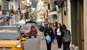 El movimiento comercial en el Centro Histórico de Cuenca