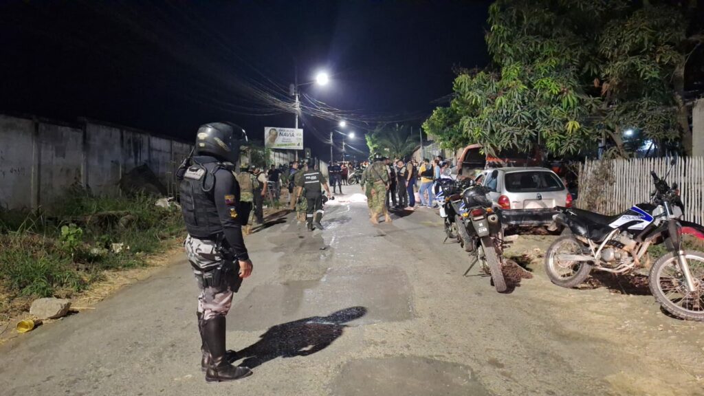 Ataque sicario deja un muerto y un herido en la vía a La Tomatera, en Portoviejo