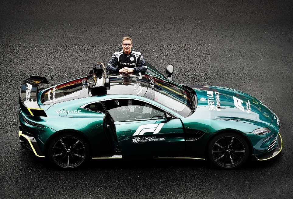 Bernd Mayländer, el piloto alemán del auto de seguridad (Safety Car) de la Fórmula 1, cumple 25 años al volante.