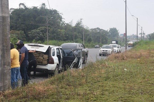 Bloque de Seguridad incauta 131 kilos de marihuana durante persecución en Santo Domingo