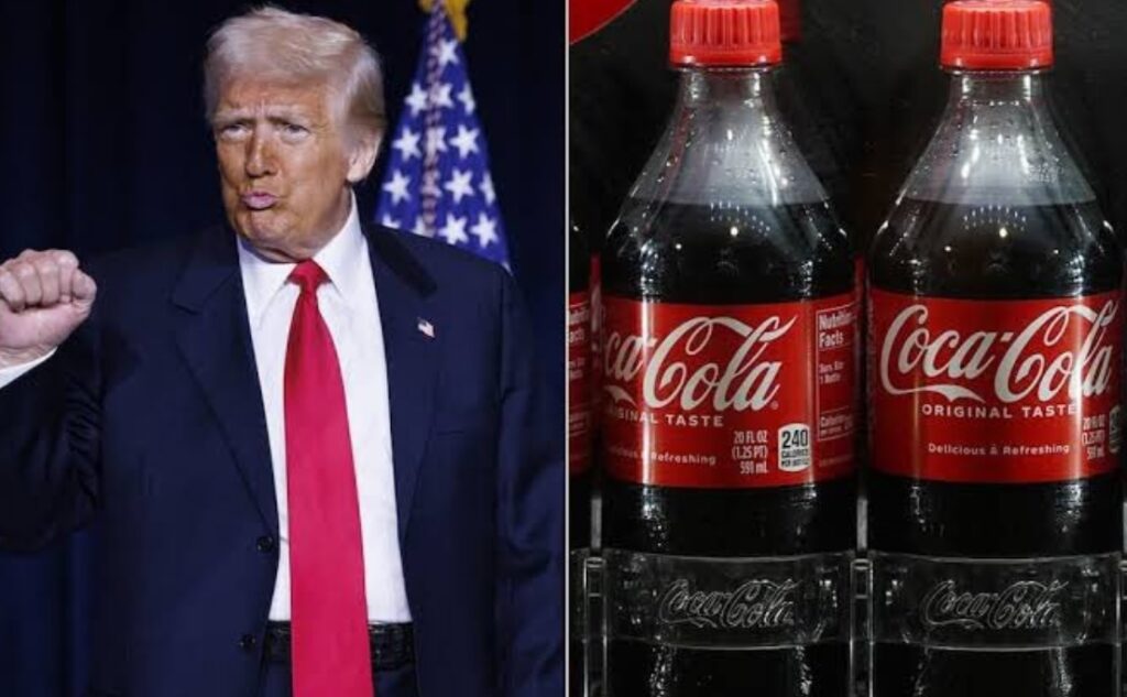Coca-Cola utilizará azúcar real de caña en sus productos de EE.UU., afirma Donald Trump