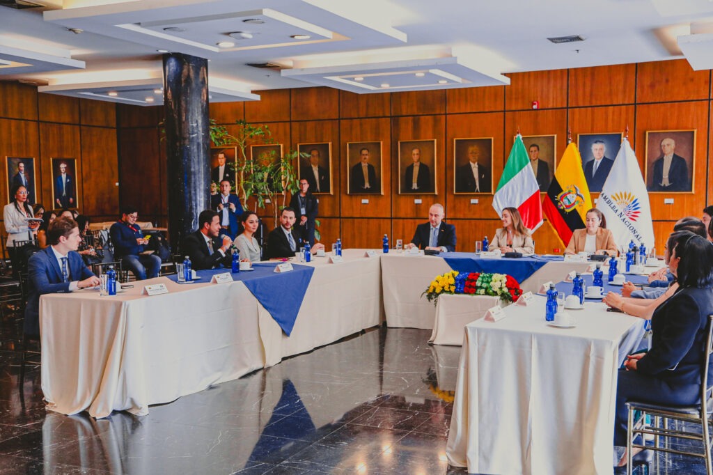 Ecuador e Italia refuerzan lazos de cooperación y amistad parlamentaria