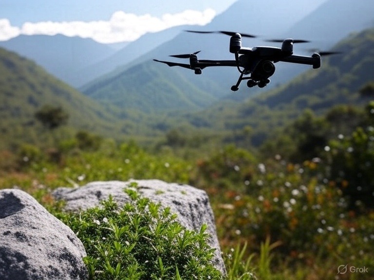 Ecuador regula el espacio aéreo con nuevo decreto para neutralizar drones. (Imagen generada por IA)