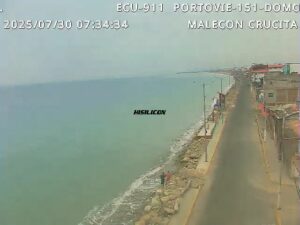 El ECU-911 reportó el movimiento del perfil costero de Manabí en medio de la alerta de Tsunami por terremoto en Rusia