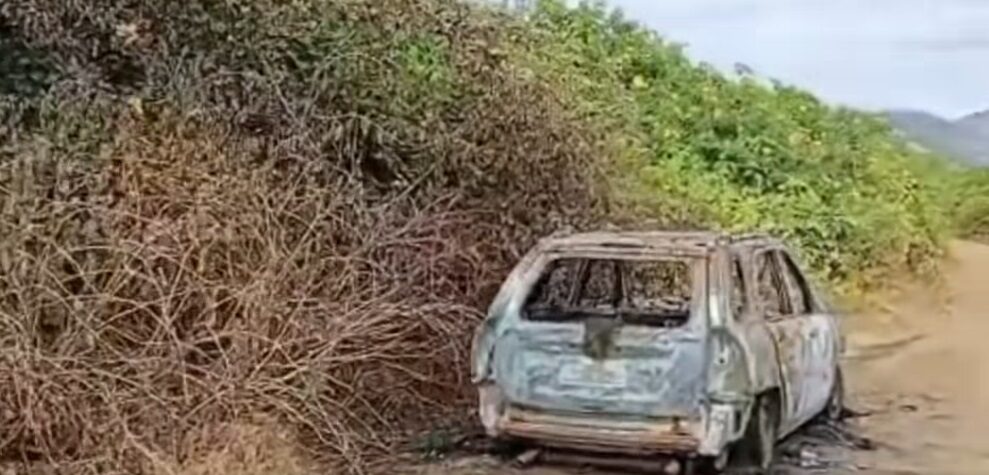 El auto se consumió en su totalidad por lo que se desconoce su procedencia.