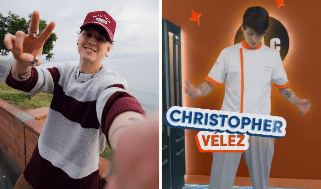 El cantante ecuatoriano Christopher Vélez se une a la cuarta temporada de Top Chef VIP