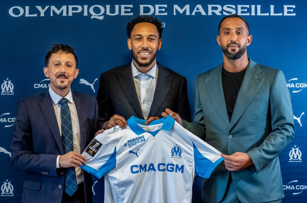 El delantero Pierre-Emerick Aubameyang vuelve al Olympique de Marsella