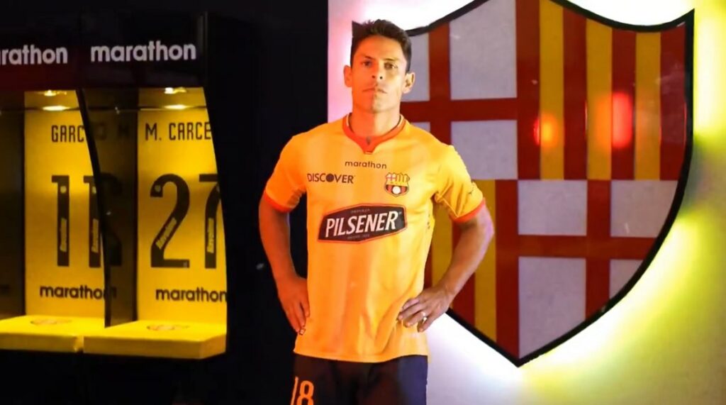 El exjugador de Barcelona SC, Matías Oyola.