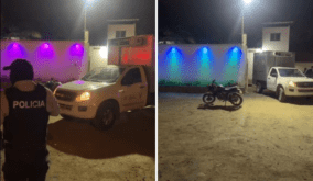 Encontraron panfletos Matanza en prostíbulo de Jaramijó tendría nexo con crimen de líder del GDO 'Los Lobos'