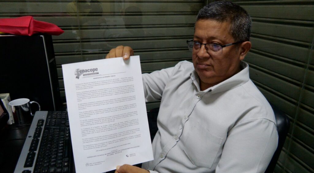 FENACOPE: "La Ley Orgánica de Integridad Pública es un retroceso en los derechos de los funcionarios públicos"
