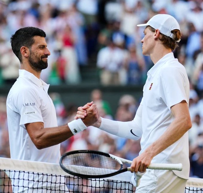 La semifinal de Wimbledon entre Novak Djokovic y Jannik Sinner