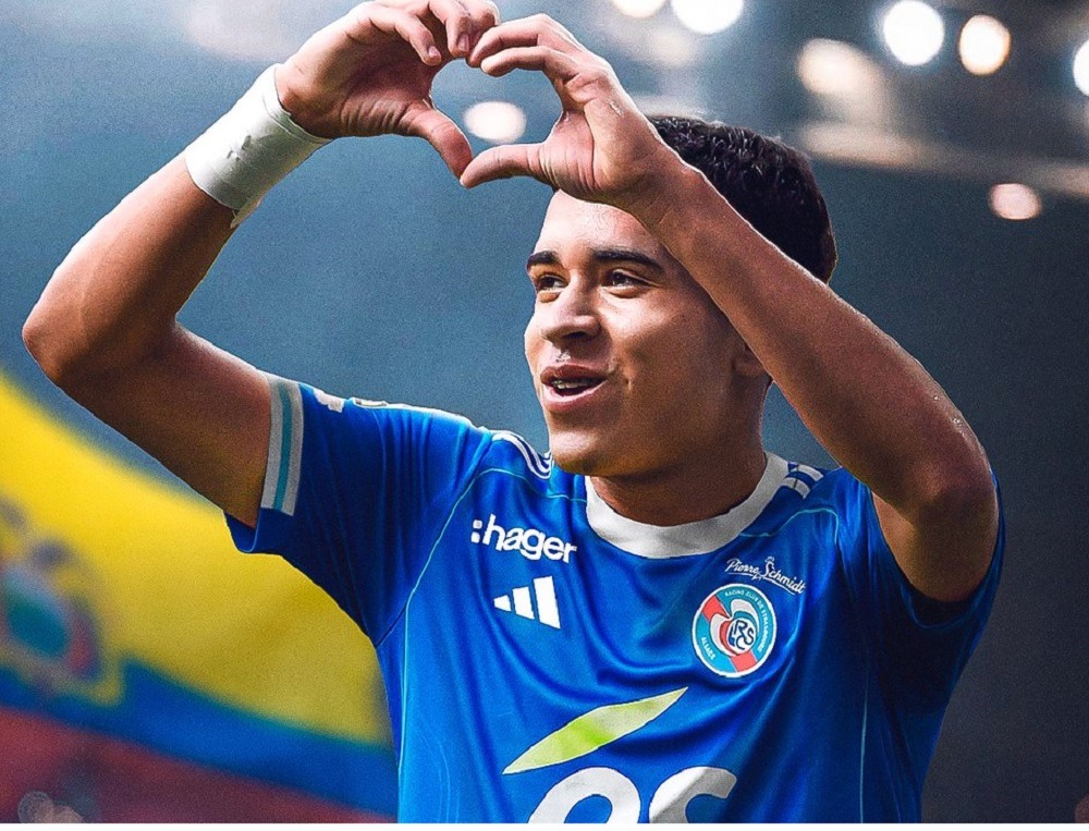 Kendry Páez debutará en la Ligue 1 con Estrasburgo cedido por Chelsea. FOTO: @Ligue1_ESP.