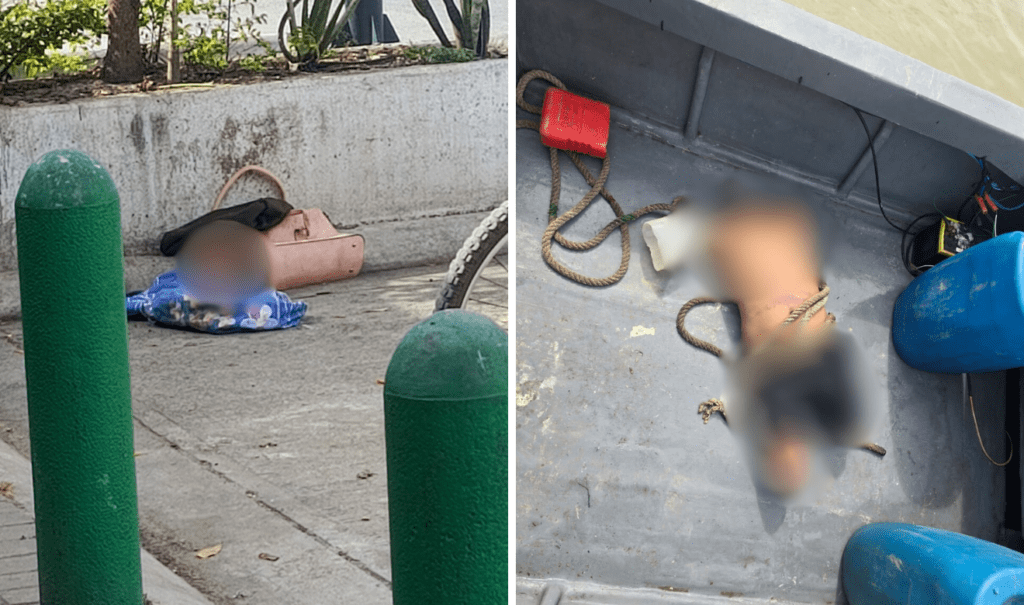 Hallan una cabeza humana y un cuerpo mutilado en diferentes lugares de Sucre, Manabí