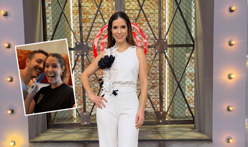 La chef Carolina Sánchez, jueza de MasterChef Ecuador, anuncia que está embarazada