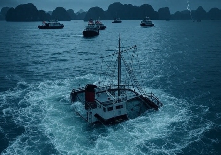Las autoridades de Vietnam confirmaron que el naufragio de un barco turístico en la bahía de Ha Long dejó 36 fallecidos.