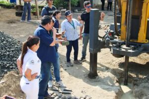 Las primeras pruebas se realizaron en el sector del camal.