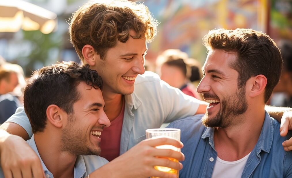 Las reuniones entre amigos del mismo sexo proporciona beneficios para su salud.