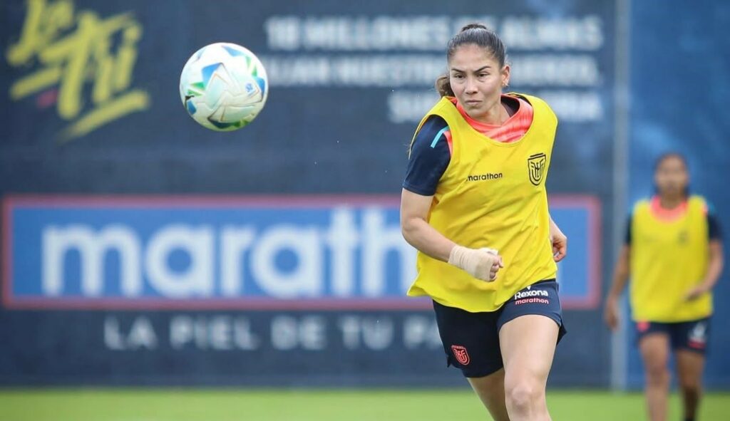 Ligia Moreira será titular con Ecuador este viernes ante Uruguay en la Copa América
