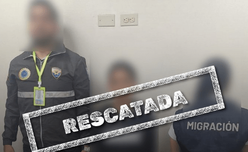 Menor panameña liberada de red de trata en operación en Guayaquil