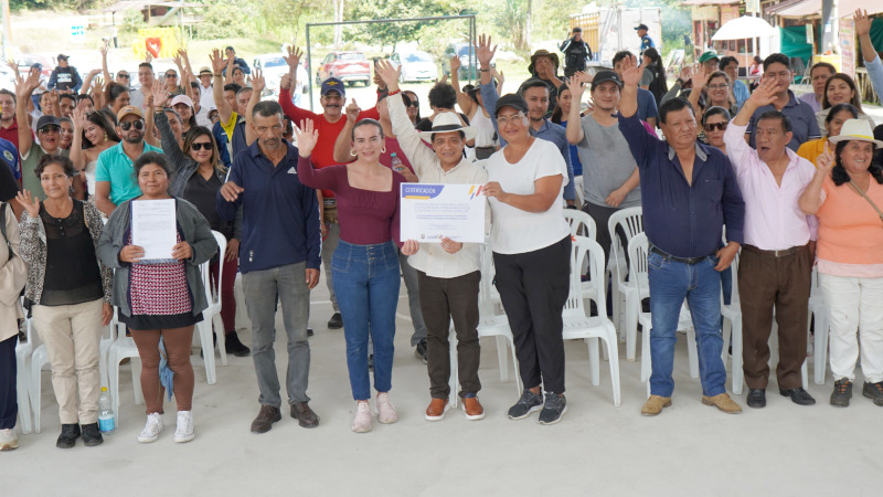 Ministerio del Ambiente impulsa acceso a agua potable para 17 comunidades en San Miguel de Los Bancos