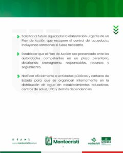 Montecristi en Emergencia: 100% de la población se queda sin agua potable