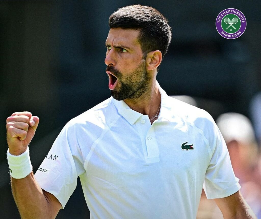 Novak Djokovic supera a Evans y establece nuevo récord en Wimbledon 2025