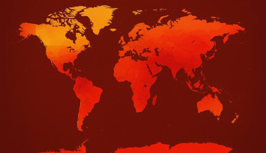 Países de Europa, Asia y América enfrentan calor histórico.