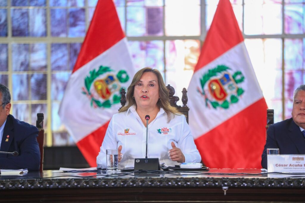 Presidenta de Perú anuncia medidas contra extorsión y sicariato. Foto/ Europa Press.