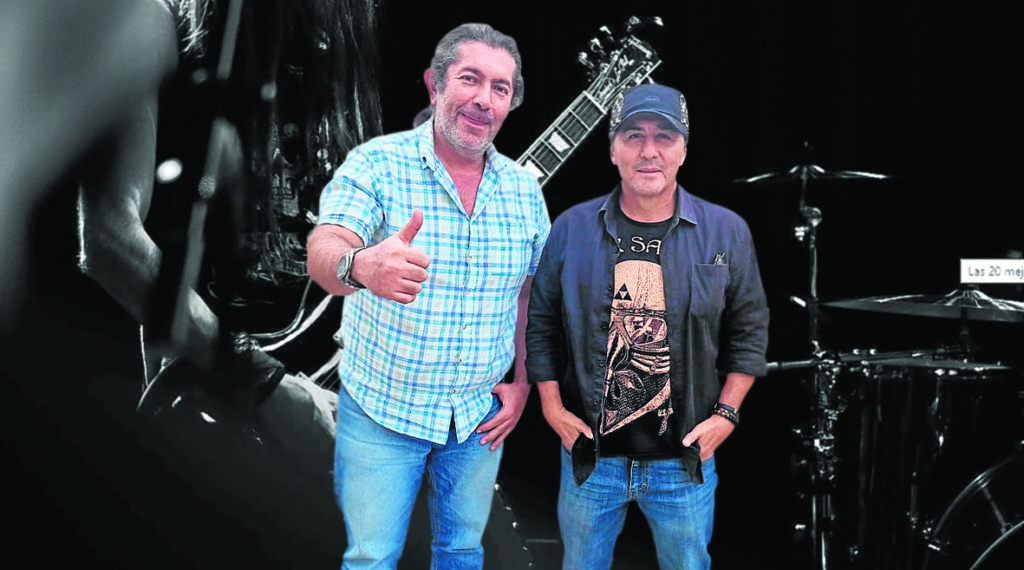Armando Zambrano y Pedro Cedeño se conocieron en el colegio y los une su pasión por el rock.