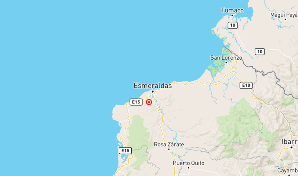 Sismo de 4,6 grados causa alarma en Esmeraldas; Inocar se pronuncia sobre alerta de tsunami