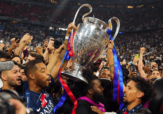 El PSG es el vigente campeón de la Champions League.