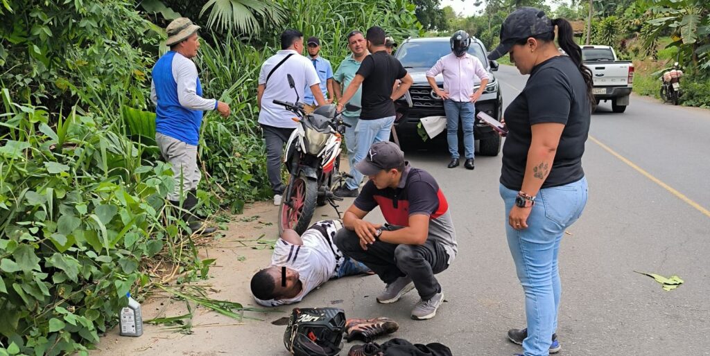 Un motociclista fue rescatado por la Policía tras ser secuestrado en La Concordia.