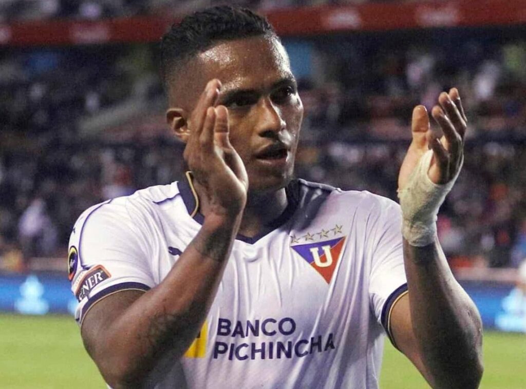 Antonio Valencia, exjugador de Liga de Quito.