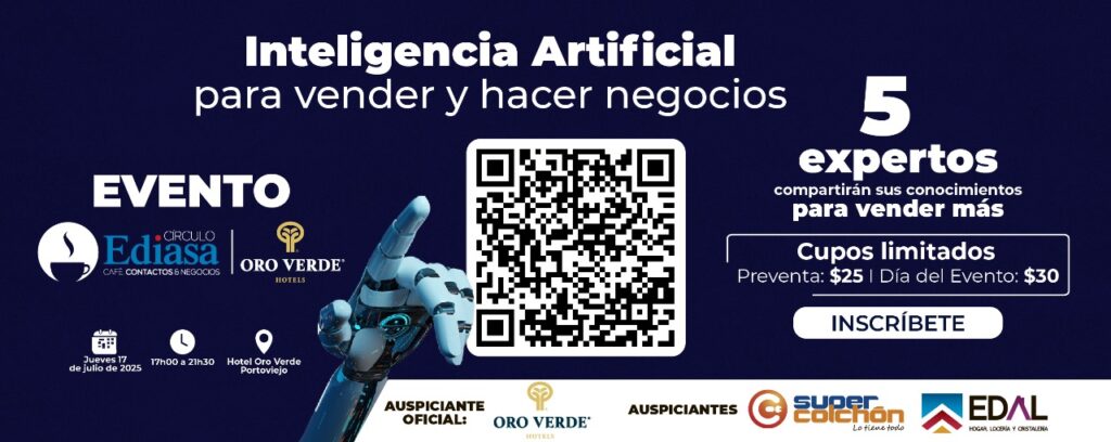 Banner horizonal evento de IA
