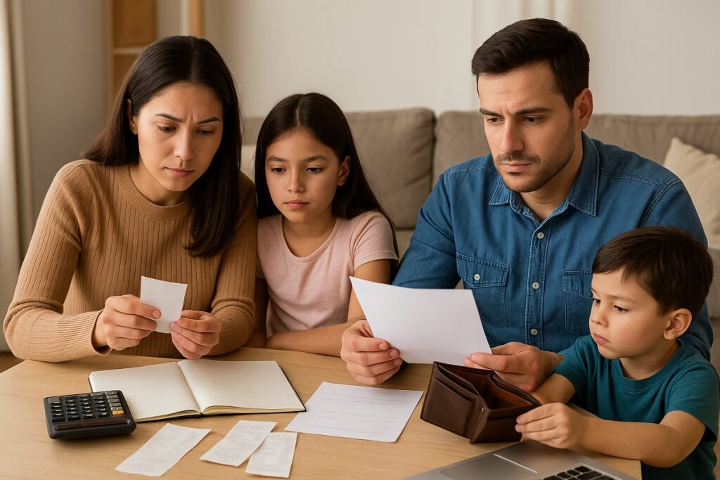 El ahorro familiar en tiempos de crisis no solo es una necesidad, sino una oportunidad para desarrollar hábitos financieros sólidos. FOTO: Inteligencia Artificial (ChatGPT).