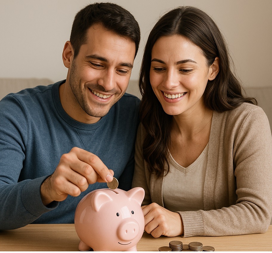 Las parejas suelen dividirse los gastos para evitar conflictos. FOTO: Inteligencia Artificial (Chatgpt).