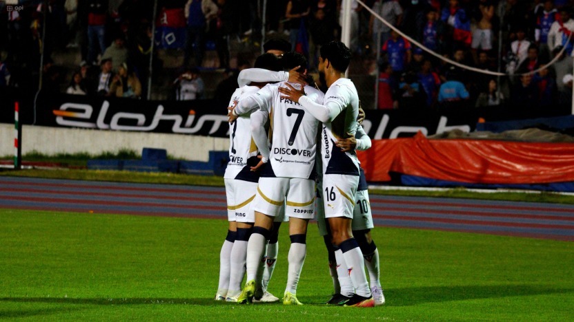 Liga de Quito avanzó hasta los octavos de final de la Copa Ecuador al dejar en el camino a Olmedo. FOTO: API.