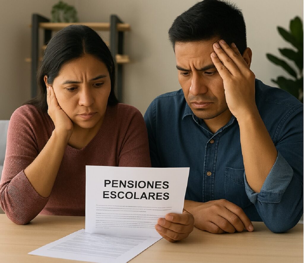 Morosidad en pensiones afecta sostenibilidad de colegios privados en Ecuador. FOTO: Inteligencia Artificial (ChatGPT).