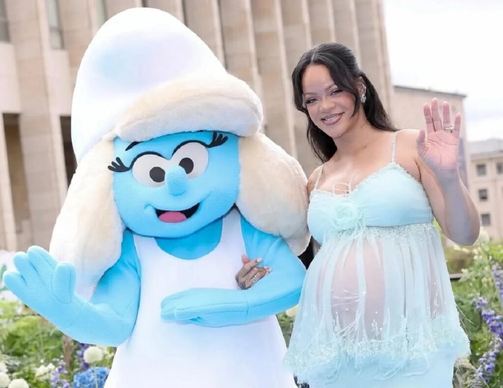 Rihanna lidera la nueva película de Los Pitufos como Pitufina. FOTO: rihannaofficiall (Instagram).