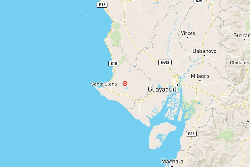 Temblor de 3.8 se registró en la provincia de Santa Elena sin reporte de daños