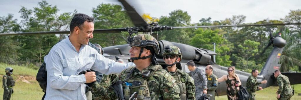 El ministro de Defensa de Colombia, Pedro Sánchez